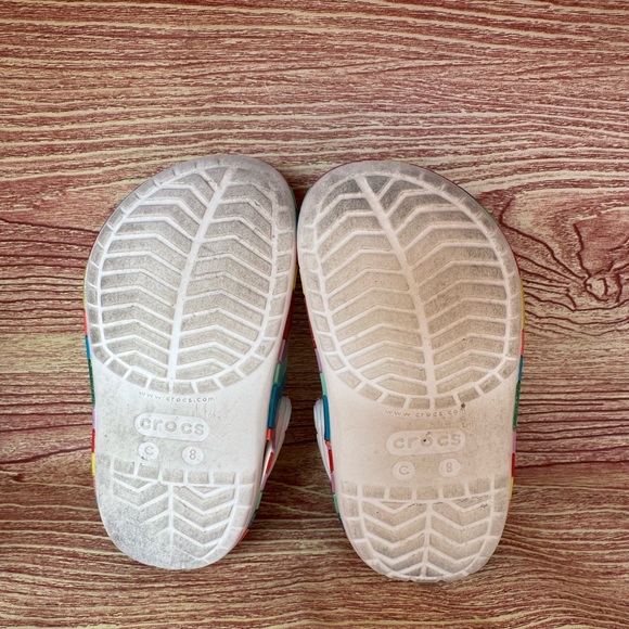 Crocs Crocband Chevron Beaded Clog white 8c - Picture 6 of 6